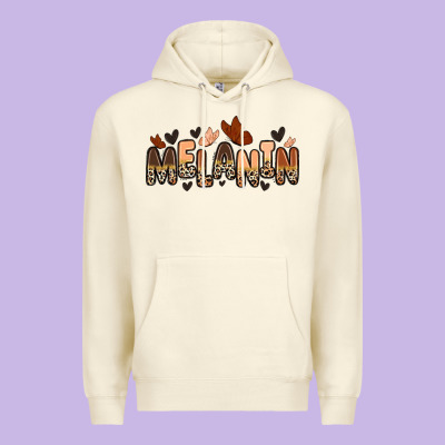 Melanin Butterfly Premium Hoodie Designed By Zillion Design Studio
