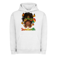 Pigment Lunar Rock afro messy bun juneteenth Urban Hoodie - texasbilliewilder