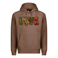 Chestnut love africa map Premium Hoodie - Zillion Design Studio
