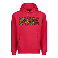 Cardinal love africa map Premium Hoodie - Zillion Design Studio