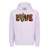 Lilac love africa map Premium Hoodie - Zillion Design Studio