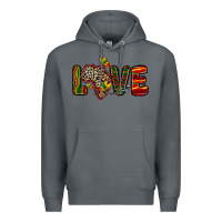 Rock love africa map Premium Hoodie - Zillion Design Studio