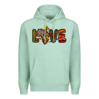 Seafoam love africa map Premium Hoodie - Zillion Design Studio