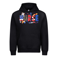 Black American nurse Urban Hoodie - Zillion Design Studio