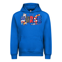 Cobalt American nurse Urban Hoodie - Zillion Design Studio