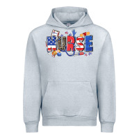 Heather Grey American nurse Urban Hoodie - Zillion Design Studio