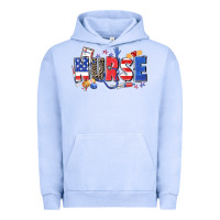 Pigment Grape Ice American nurse Urban Hoodie - Zillion Design Studio