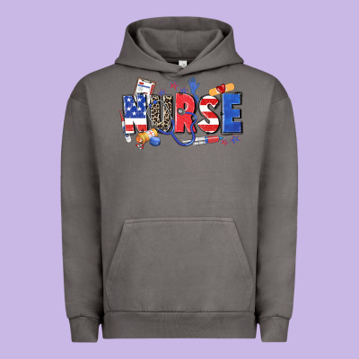 American Nurse Urban Hoodie Designed By Zillion Design Studio