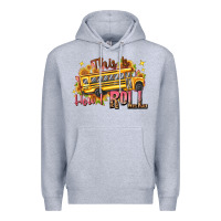 Heather Grey this is how i roll Premium Hoodie - texasbilliewilder