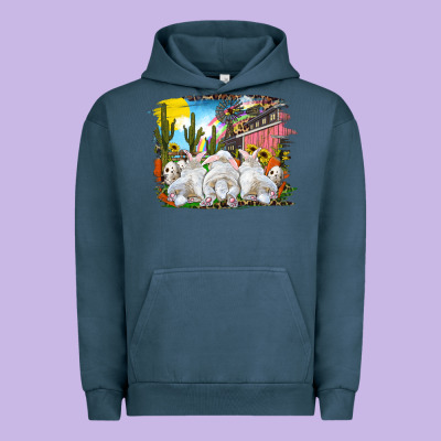 Urban Hoodie Easter Farm With Bunnies