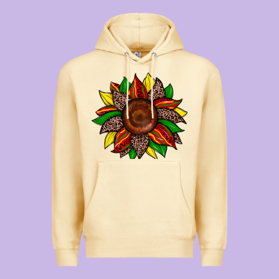 Juneteenth Leopard Sunflower Premium Hoodie Designed By Zillion Design Studio