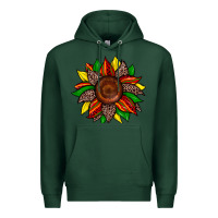 Sports Green juneteenth leopard sunflower Premium Hoodie - Zillion Design Studio