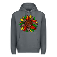 Rock juneteenth leopard sunflower Premium Hoodie - Zillion Design Studio