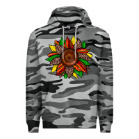 Slate Camo juneteenth leopard sunflower Premium Hoodie - Zillion Design Studio