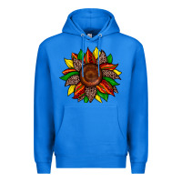 True Royal juneteenth leopard sunflower Premium Hoodie - Zillion Design Studio