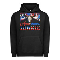 Pigment Black American junkie Urban Hoodie - Zillion Design Studio