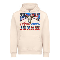 Sandshell American junkie Urban Hoodie - Zillion Design Studio