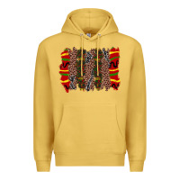 Antique Gold juneteenth brushstroke Premium Hoodie - Zillion Design Studio
