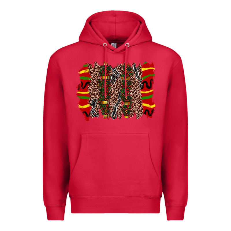 Juneteenth Brushstroke Premium Hoodie by Zillion Design Studio | Teevron