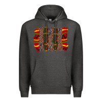 Charcoal Heather juneteenth brushstroke Premium Hoodie - Zillion Design Studio