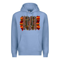 Colony Blue juneteenth brushstroke Premium Hoodie - Zillion Design Studio