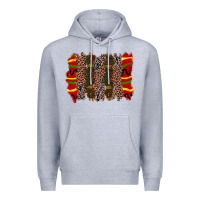 Heather Grey juneteenth brushstroke Premium Hoodie - Zillion Design Studio