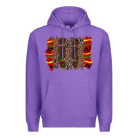 Purple juneteenth brushstroke Premium Hoodie - Zillion Design Studio