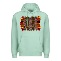 Seafoam juneteenth brushstroke Premium Hoodie - Zillion Design Studio