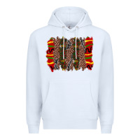 White juneteenth brushstroke Premium Hoodie - Zillion Design Studio
