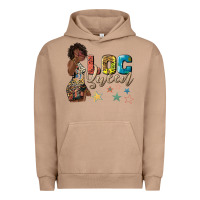 Pigment Burro afro woman loc queen Urban Hoodie - texasbilliewilder