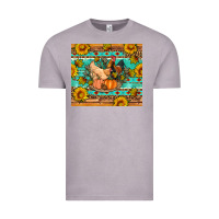 Vintage Zinc Fall coop animals pumpkin Vintage Tee - Artiststas