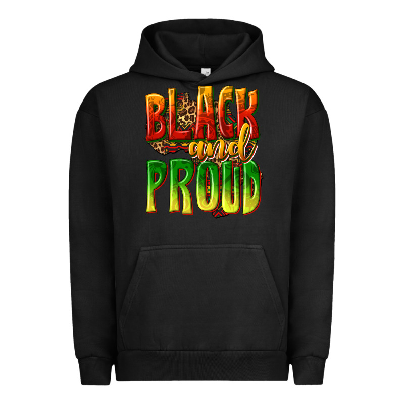 Black And Proud Urban Hoodie by texasbilliewilder | Teevron