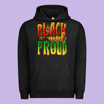Urban Hoodie black and proud