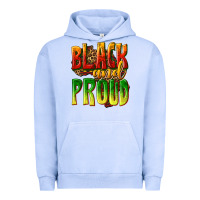 Pigment Grape Ice black and proud Urban Hoodie - texasbilliewilder