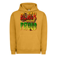 Pigment Peanut Butter black and proud Urban Hoodie - texasbilliewilder