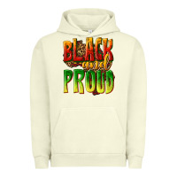 Pigment Pistachio black and proud Urban Hoodie - texasbilliewilder
