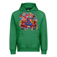 Emerald usa truck Urban Hoodie - Zillion Design Studio