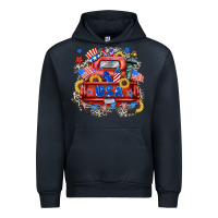 Navy usa truck Urban Hoodie - Zillion Design Studio