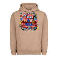 Pigment Burro usa truck Urban Hoodie - Zillion Design Studio
