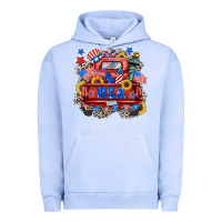 Pigment Grape Ice usa truck Urban Hoodie - Zillion Design Studio