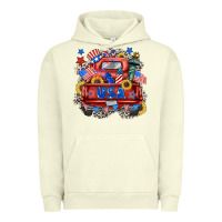 Pigment Pistachio usa truck Urban Hoodie - Zillion Design Studio