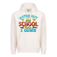 Pale Pink watch out pre school here i come Premium Hoodie - texasbilliewilder