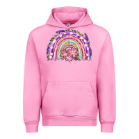 Fuchsia Pink Easter Floral Spring Rainbow Urban Hoodie - RanaPortraitStore