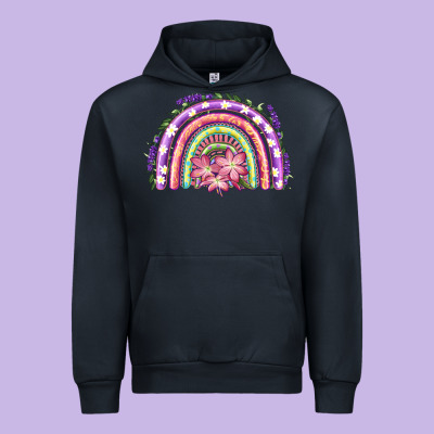 Urban Hoodie Easter Floral Spring Rainbow