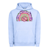 Pigment Grape Ice Easter Floral Spring Rainbow Urban Hoodie - RanaPortraitStore
