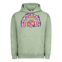 Pigment Oil Green Easter Floral Spring Rainbow Urban Hoodie - RanaPortraitStore