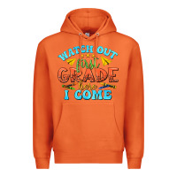Carrot watch out first grade here i come Premium Hoodie - texasbilliewilder