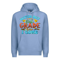 Colony Blue watch out first grade here i come Premium Hoodie - texasbilliewilder