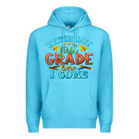 Ocean Blue watch out first grade here i come Premium Hoodie - texasbilliewilder