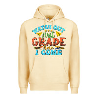 Watch Out First Grade Here I Come Premium Hoodie | Teevron